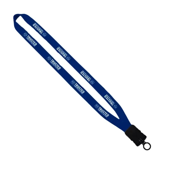 5/8" x 16" polyester lanyard with plastic snap-buckle release and O-ring.... from ASI 88060 Snugz/USA Inc / SnugZ USA®