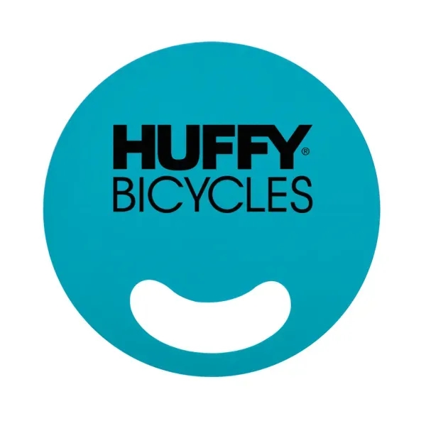 Circle shaped hand fan made of PP material in bold colors... from ASI 88060 Snugz/USA Inc / Sweda®