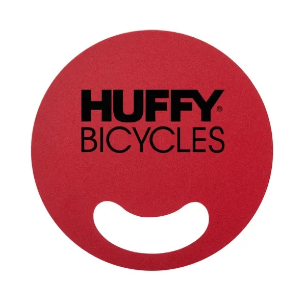 Circle shaped hand fan made of PP material in bold colors... from ASI 88060 Snugz/USA Inc / Sweda®