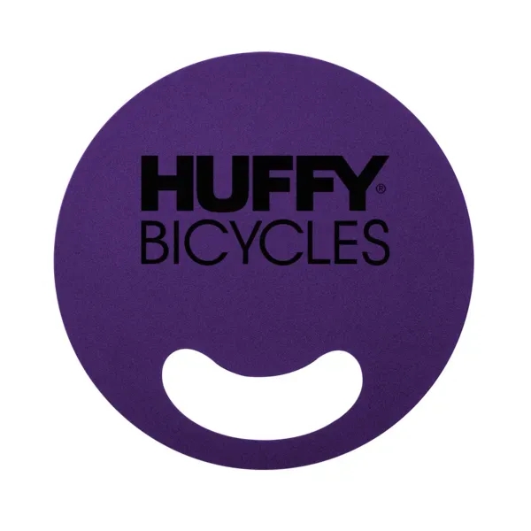 Circle shaped hand fan made of PP material in bold colors... from ASI 88060 Snugz/USA Inc / Sweda®