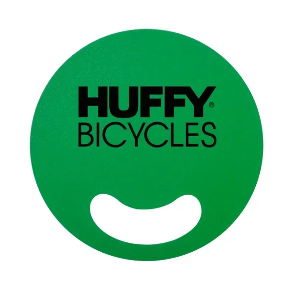 Circle shaped hand fan made of PP material in bold colors... from ASI 88060 Snugz/USA Inc / Sweda®