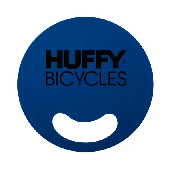 Circle shaped hand fan made of PP material in bold colors... from ASI 88060 Snugz/USA Inc / Sweda®