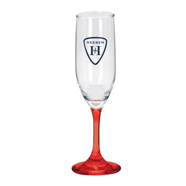 6.25 oz. glass champagne flute with sturdy base, long stem and... from ASI 88060 Snugz/USA Inc