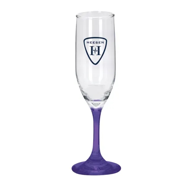 6.25 oz. glass champagne flute with sturdy base, long stem and... from ASI 88060 Snugz/USA Inc