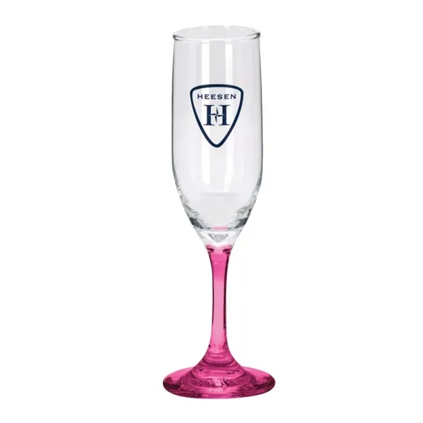 6.25 oz. glass champagne flute with sturdy base, long stem and... from ASI 88060 Snugz/USA Inc