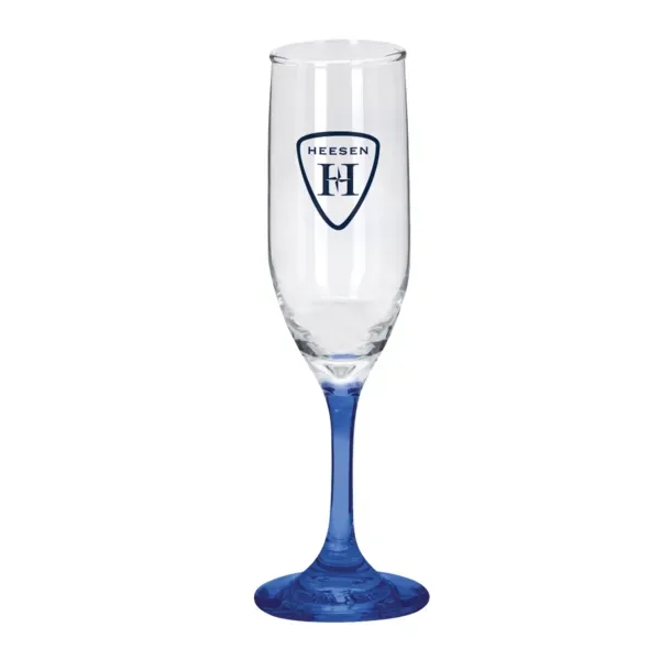 6.25 oz. glass champagne flute with sturdy base, long stem and... from ASI 88060 Snugz/USA Inc