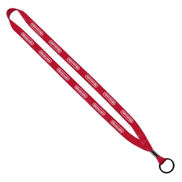 1/2" x 16" polyester lanyard with metal crimp and split-ring.... from ASI 88060 Snugz/USA Inc / SnugZ USA®