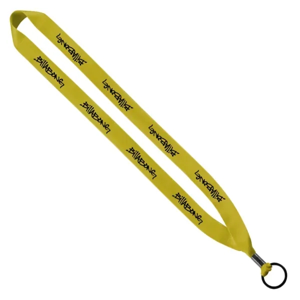 3/4" x 16" polyester lanyard with metal crimp and metal split... from ASI 88060 Snugz/USA Inc / SnugZ USA®