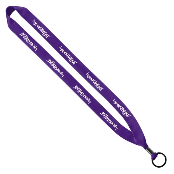 3/4" x 16" polyester lanyard with metal crimp and metal split... from ASI 88060 Snugz/USA Inc / SnugZ USA®