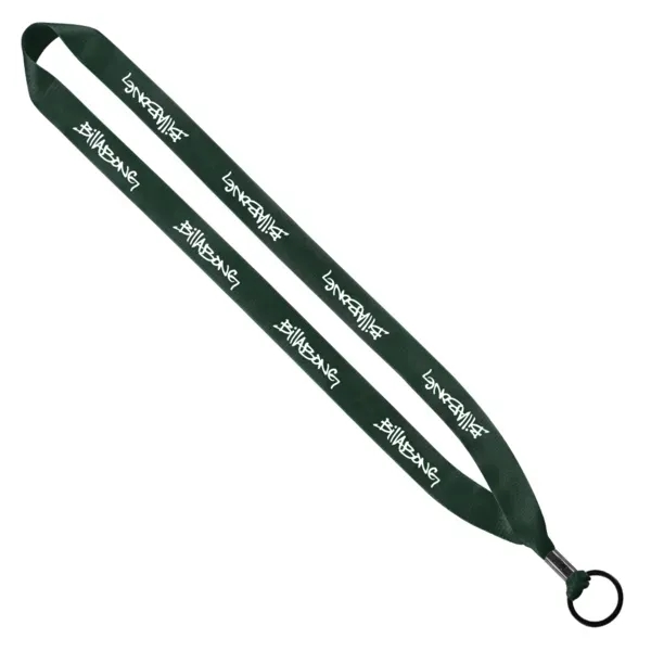 3/4" x 16" polyester lanyard with metal crimp and metal split... from ASI 88060 Snugz/USA Inc / SnugZ USA®