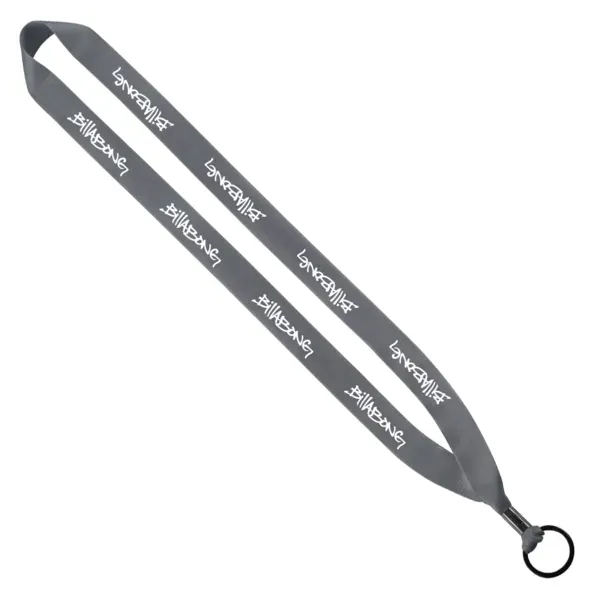 3/4" x 16" polyester lanyard with metal crimp and metal split... from ASI 88060 Snugz/USA Inc / SnugZ USA®