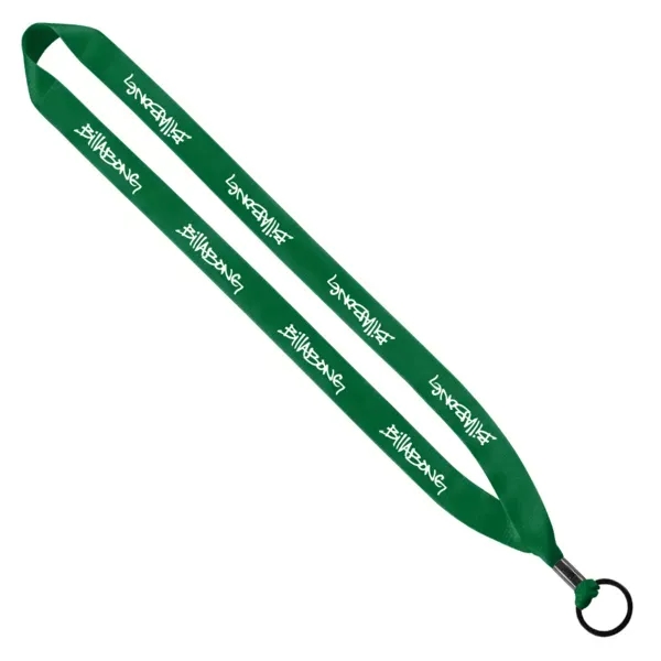 3/4" x 16" polyester lanyard with metal crimp and metal split... from ASI 88060 Snugz/USA Inc / SnugZ USA®
