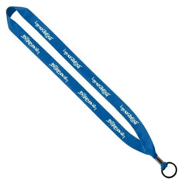 3/4" x 16" polyester lanyard with metal crimp and metal split... from ASI 88060 Snugz/USA Inc / SnugZ USA®
