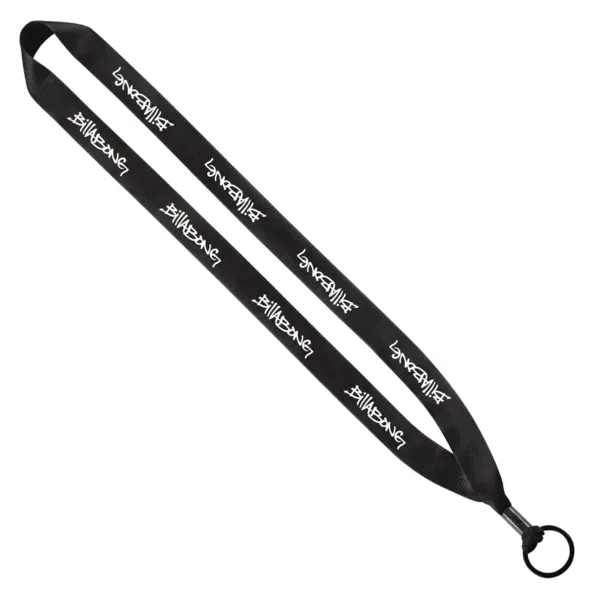 3/4" x 16" polyester lanyard with metal crimp and metal split... from ASI 88060 Snugz/USA Inc / SnugZ USA®