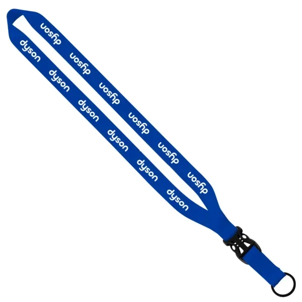 3/4"W x 16"L polyester lanyard with slide buckle release and split-ring.... from ASI 88060 Snugz/USA Inc / SnugZ USA®