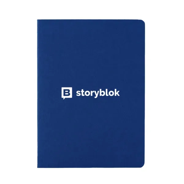 Notebook with 30 pages of recycled paper and stitch-bound design.... from ASI 88060 Snugz/USA Inc