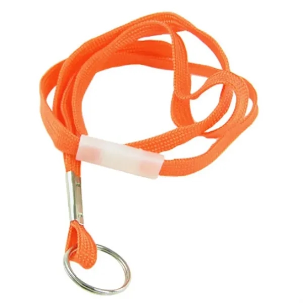 Flat nylon breakaway lanyard with split ring. Blank item only.... from ASI 54100 Fields Manufacturing Inc / TargetLine®