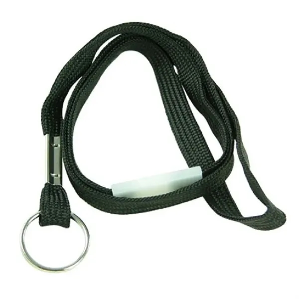 Flat nylon breakaway lanyard with split ring. Blank item only.... from ASI 54100 Fields Manufacturing Inc / TargetLine®