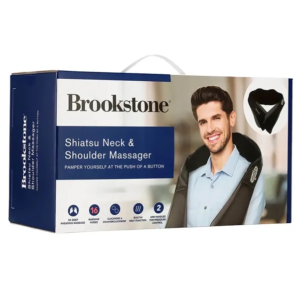 The Brookstone Shiatsu Neck & Shoulder Massager is an ideal way... from ASI 61005 Hirsch Gift Inc