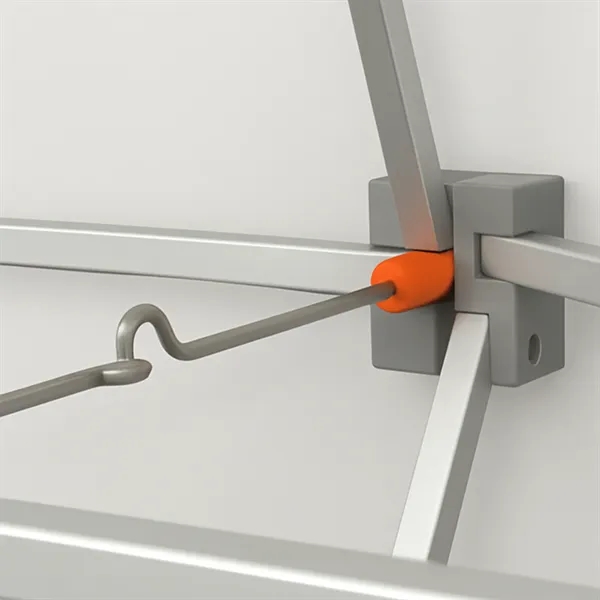 Seamless pop-up display with tool-free setup and a reusable fabric graphic... from ASI 94105 Visual Textile Resource