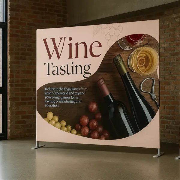 10ft Modular Tube Display, Single or Double-Sided, with Full Color Dye... from ASI 94105 Visual Textile Resource