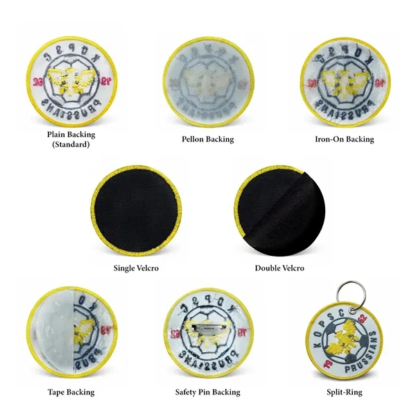 Premium custom embroidered patches.... from ASI 90859 Tempo Industries Inc / Tempoline