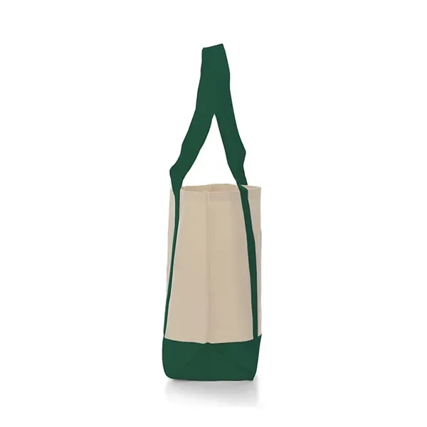 Spacious 10 oz cotton tote with large front pocket and shoulder... from ASI 67557 LimeLight Ent / Limelight USA