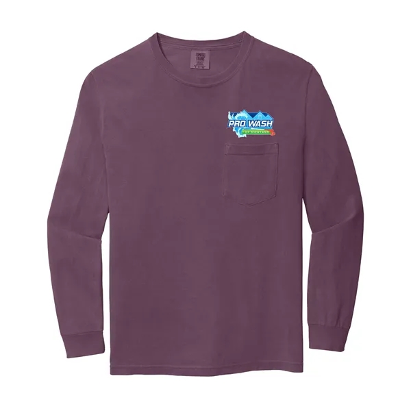 COMFORT COLORS ADULT 6.1 OZ LONG-SLEEVE POCKET T-SHIRT... from ASI 30208 A P Specialties / AP Specialties