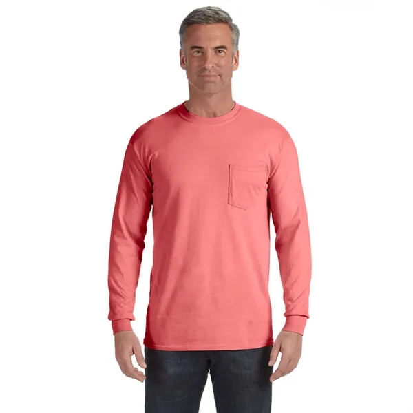 COMFORT COLORS ADULT 6.1 OZ LONG-SLEEVE POCKET T-SHIRT... from ASI 30208 A P Specialties / AP Specialties