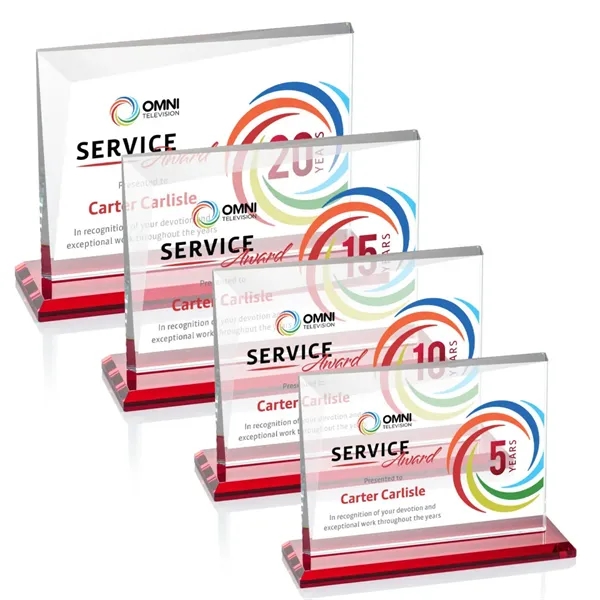 Mirela VividPrint™ Award - Red... from ASI 84592 St Regis Group / St Regis