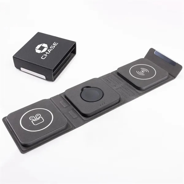 The Andretti 3-In-1 Wireless Charger is a sleek, foldable charging station... from ASI 84592 St Regis Group