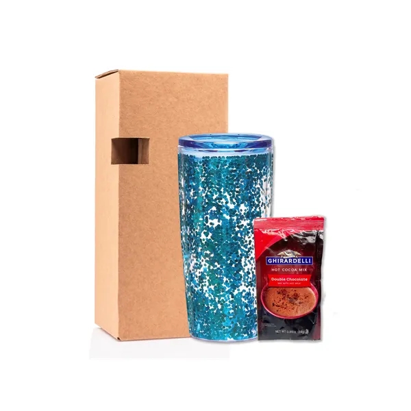 20 oz double wall plastic tumbler and packet of hot chocolate.... from ASI 57800 Gordon Sinclair / Gordon Sinclair®