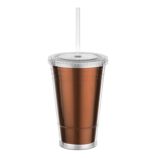 16 ounce double wall insulated plastic tumbler with a metallic insert.... from ASI 57800 Gordon Sinclair / Gordon Sinclair®
