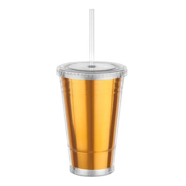 16 ounce double wall insulated plastic tumbler with a metallic insert.... from ASI 57800 Gordon Sinclair / Gordon Sinclair®