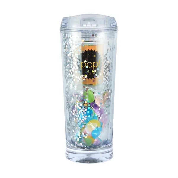 Party kit with 20 ounce plastic tumbler with lid and confetti... from ASI 57800 Gordon Sinclair / Gordon Sinclair®