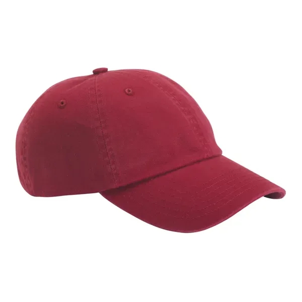 Unstructured and low-profile cotton bio-washed chino twill six-panel cap with pre-curved... from ASI 88060 Snugz/USA Inc / Sweda®