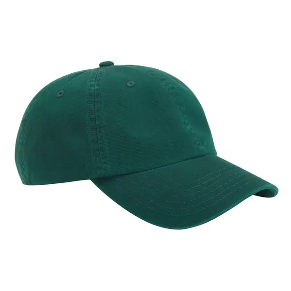 Unstructured and low-profile cotton bio-washed chino twill six-panel cap with pre-curved... from ASI 88060 Snugz/USA Inc / Sweda®