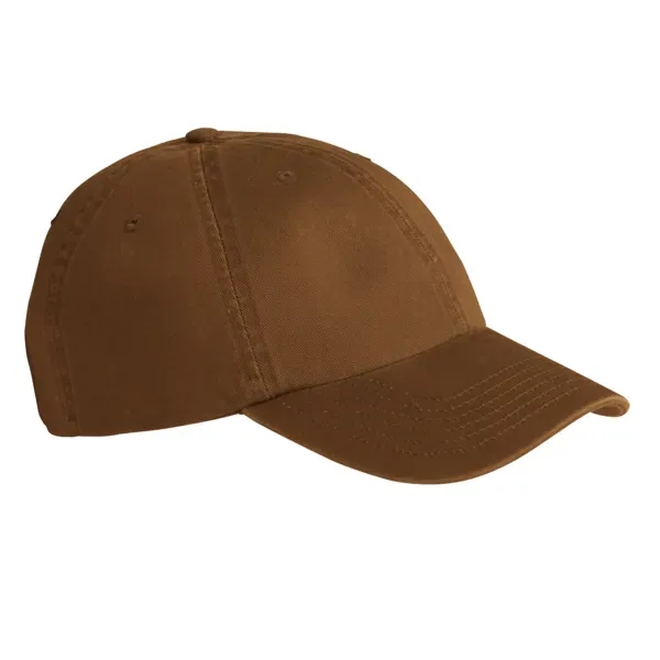 Unstructured and low-profile cotton bio-washed chino twill six-panel cap with pre-curved... from ASI 88060 Snugz/USA Inc / Sweda®