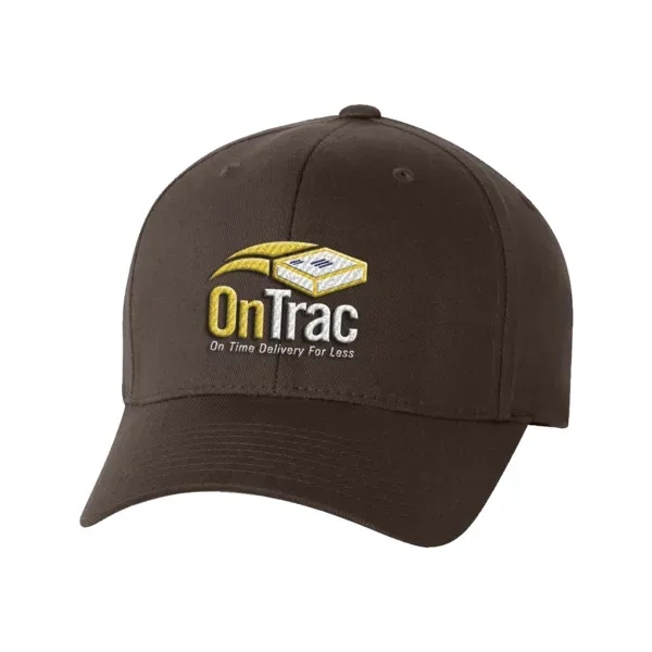 Six-panel, structured, mid-profile fitted cap with a 3 1/2" crown, sewn... from ASI 88060 Snugz/USA Inc / Sweda®