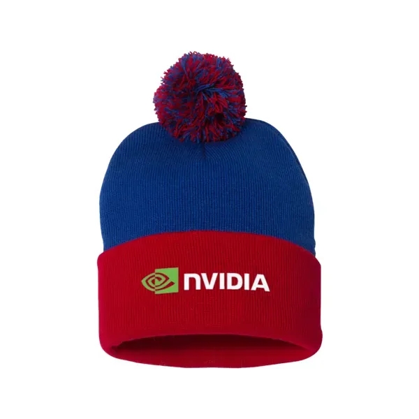 100% acrylic knit beanie topped with pom-pom.... from ASI 88060 Snugz/USA Inc / Sweda®