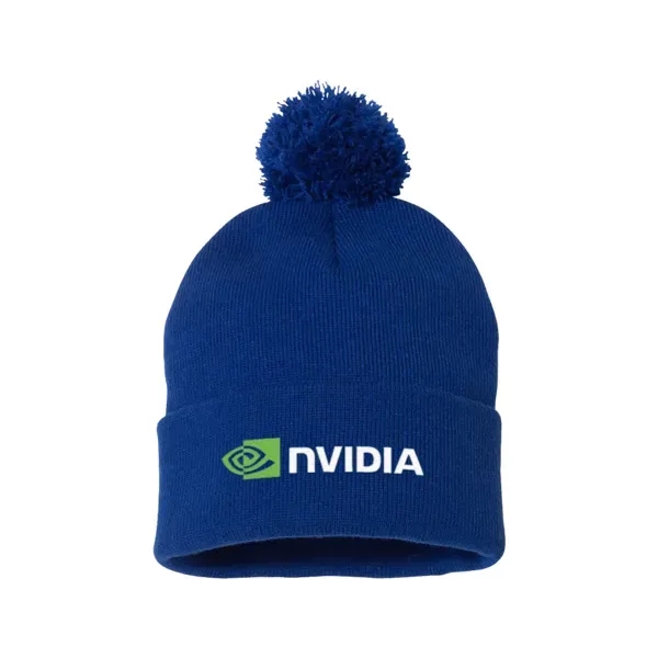 100% acrylic knit beanie topped with pom-pom.... from ASI 88060 Snugz/USA Inc / Sweda®