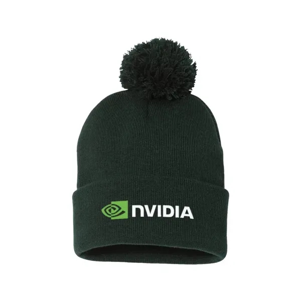 100% acrylic knit beanie topped with pom-pom.... from ASI 88060 Snugz/USA Inc / Sweda®
