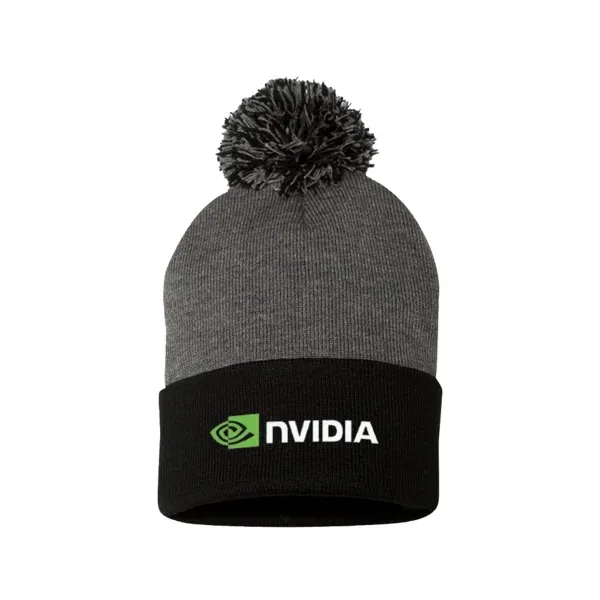 100% acrylic knit beanie topped with pom-pom.... from ASI 88060 Snugz/USA Inc / Sweda®