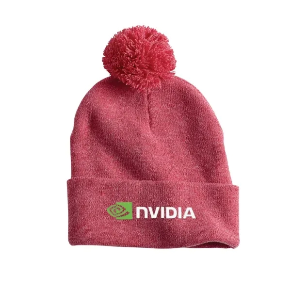 100% acrylic knit beanie topped with pom-pom.... from ASI 88060 Snugz/USA Inc / Sweda®