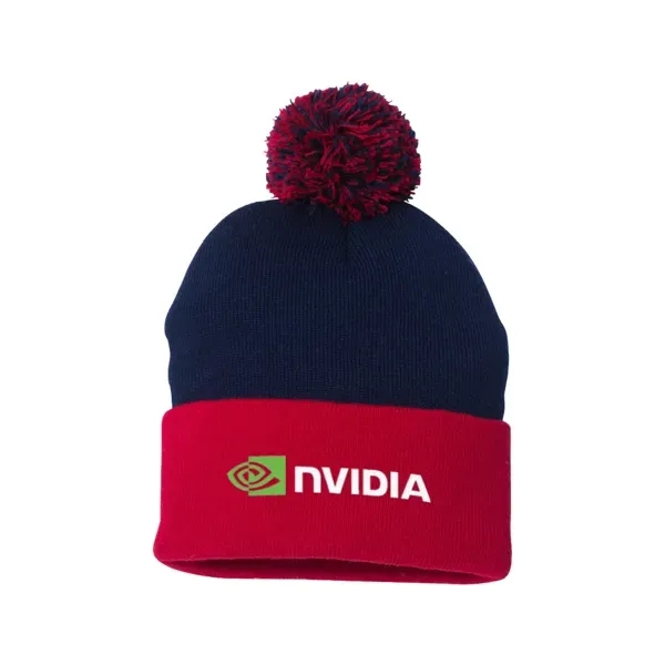 100% acrylic knit beanie topped with pom-pom.... from ASI 88060 Snugz/USA Inc / Sweda®