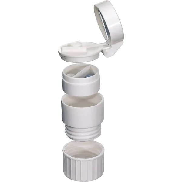 Four in one pill box. Crushes, cuts, stores pills and includes... from ASI 54100 Fields Manufacturing Inc / TargetLine®