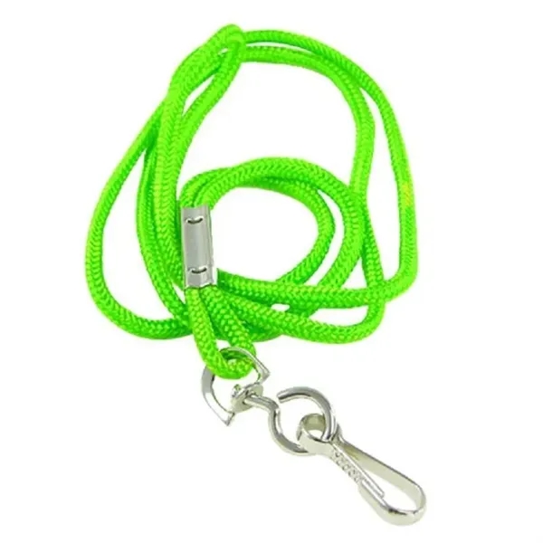 Round 38" nylon lanyard with snap hook. Blank item only.... from ASI 54100 Fields Manufacturing Inc