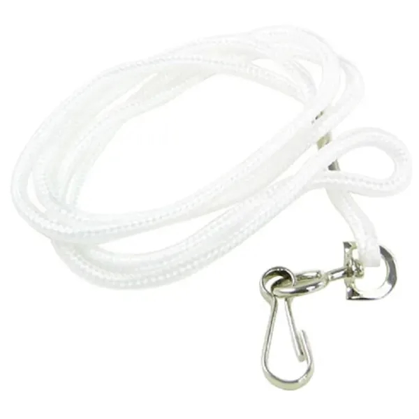 Round 38" nylon lanyard with snap hook. Blank item only.... from ASI 54100 Fields Manufacturing Inc