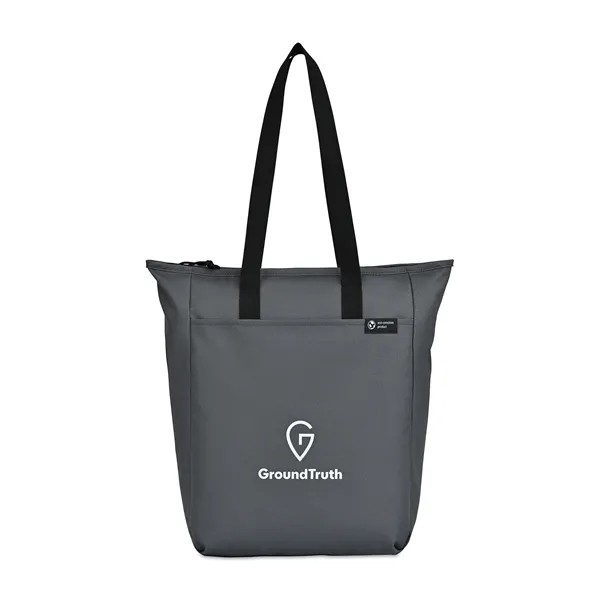 A modern update to a classic tote bag using recycled fabric... from ASI 56070 Gemline / Gemline®
