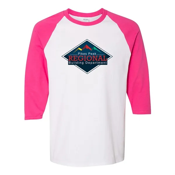 Gildan Heavy Cotton Raglan Three-Quarter Sleeve T-Shirt... from ASI 30208 A P Specialties / AP Specialties